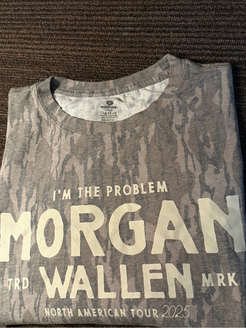 Mossy Oak Morgan Wallen Tour Tee - Picture 3 of 3